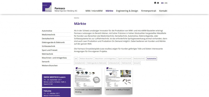 Parmaco Isotopefilter